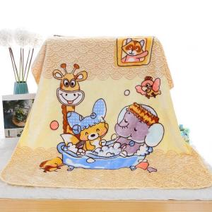 Sherpa Fleece Throw Blanket Plush Warm Fuzzy Soft Cozy 70x100cm