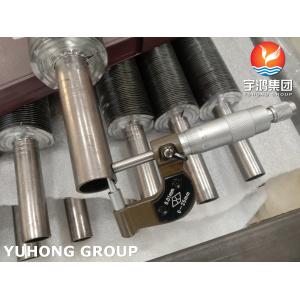 Buy cheap ASME SB163 N04400 Embedded Fin Tube With Alminium Fin For Air Cooler And Gas Reboiler from wholesalers