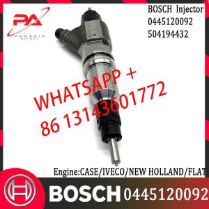 Buy cheap original Diesel Common Rail Injector 0445120092 504194432 for CASE//NEW HOLLAND/FLAT from wholesalers