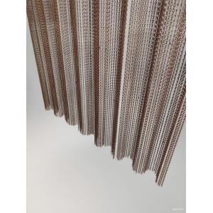 Buy cheap Aluminum Chain Link Curtain with Custom Size and Durable Rails And Other Fittings from wholesalers