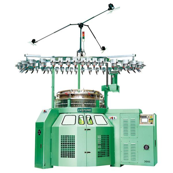 Single Side Terry Jacquard Circle Knitting Machine Computer Controlled Knit
