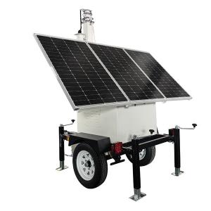 Buy cheap Reliable US Standard Solar Surveillance Trailer With 19ft 20ft Mast from wholesalers