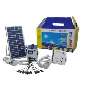 Buy cheap Portable Solar home system 12W with LED lighting USB charging, OEM/ODM solar LED lighting from wholesalers