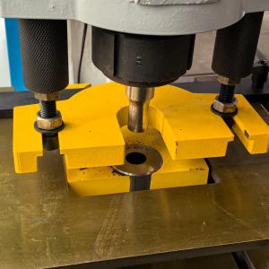 Buy cheap 120T Combined Punching And Shearing Machine Ironworker Hydraulic Universal Steel work For Steel Structure from wholesalers