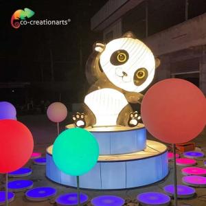 Interactive Music Note Play Panda Lantern