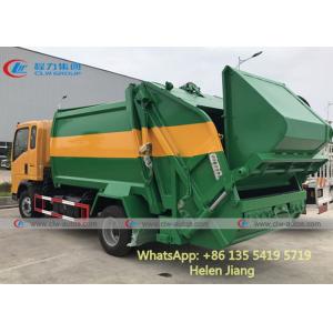 Sinotruk Howo 4x2 RHD 6M3 8M3 Rear Loader Compression Garbage Truck