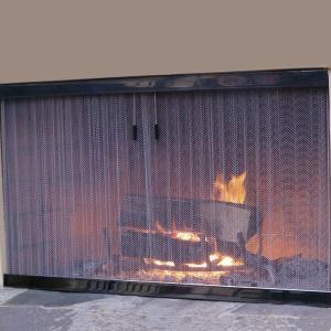 Buy cheap Stainless Steel 304 Fireplace Screen Mesh Curtain 6mm Hole from wholesalers