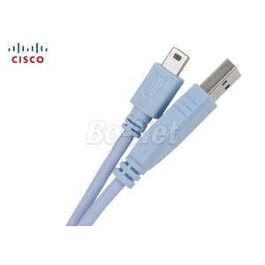 CAB-CONSOLE-USB Cisco Serial Console Cable Mini 1.8 Meter 6Ft Light Blue Color