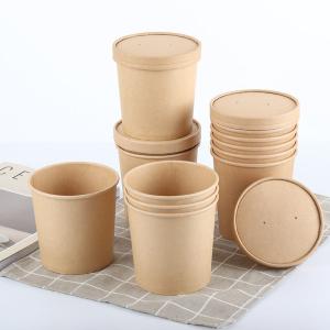 8oz 12oz 16oz 20oz 24oz 26oz 32ozEco Friendly Biodegradable Paper Bowls For Take