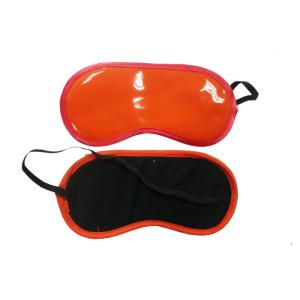 Buy cheap Bright Orange Color Sleeping Blindfold Eye Mask With PU And Toweling Material For Trip from wholesalers