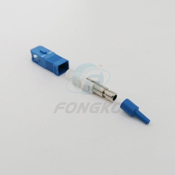ODM SC UPC Fiber Optic Connector SM Simplex Parts 0.9mm cable