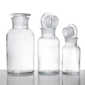 Buy cheap 100ml Square Clear Medicine Bottles High Borosilicate Glass from wholesalers