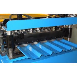 Automatic Trapezoidal Decking Roof Panel Roll Forming Machine Thickness 0.6 - 0