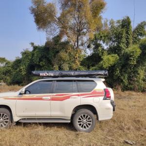 Customizable Logo 270 Degree Awning D Hole Retractable Freestanding