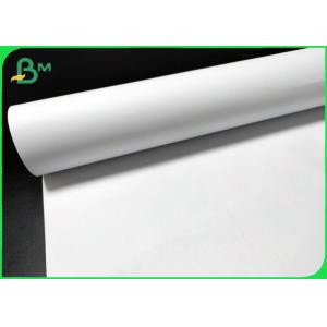 80g Uncoated Wearable CAD Plotter Printer Paper Roll For Engineering Drawing