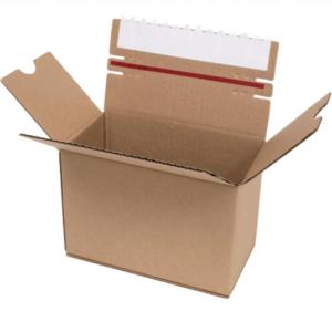 300g/M2 Carton Folding And Gluing Machine 60m/Min For Zipper Shipping Boxes