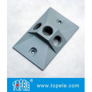 Buy cheap Three Holes Electrical Weatherproof Rectangular Covers Aluminum Gaskets & Screws from wholesalers