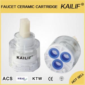 Buy cheap Hot And Cold Water Ceramic Faucet Valve Cartridge 40mm from wholesalers