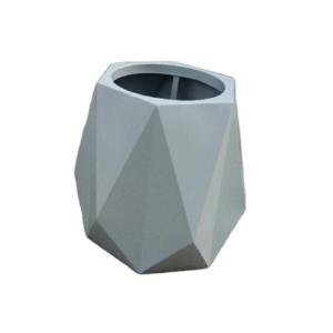 Buy cheap Small white irregular flower pots geometric modern planter from wholesalers