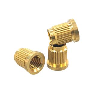 Buy cheap Straight Knurled Brass Threaded Insert Nut High Strength And Versatility from wholesalers