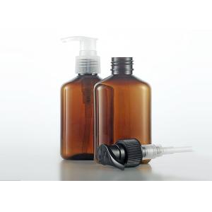 Buy cheap Brown 125ml Amber Square Pet Bottle With Cleanser Pump from wholesalers