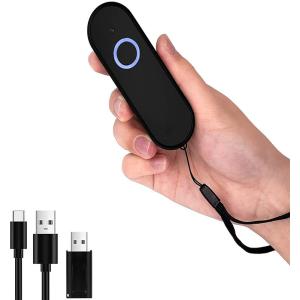 Buy cheap 1D Portable Bluetooth Barcode Scanner 617nm LED CCD Image Sensor With Memory from wholesalers