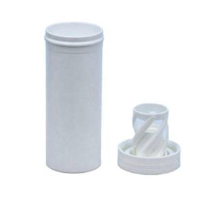 Buy cheap Portable Medicine Effervescent Tablet Plastic Tube with Desiccant Caps from wholesalers