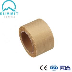 Buy cheap 2.5cmX5m Tan Silk Surgical Adhesive Plaster With Plastic Spool from wholesalers