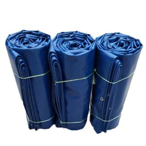 Buy cheap Cold Crack Resistance Blue Color PVC Coated Tarpaulin For Truck Cover from wholesalers