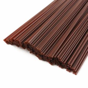 Plastic Drinking Straws in brown color 17 cm or 12 cm length