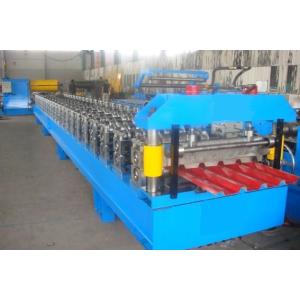 Automatic Trapezoidal Decking Roof Panel Roll Forming Machine Thickness 0.6 - 0