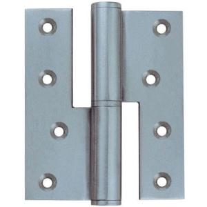 Right Angle Corner SS Square Door Hinges L Shape Lift Off 4" X 3" X 2.5mm