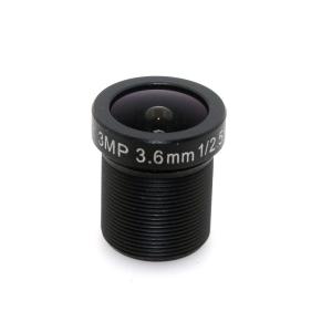 Buy cheap HD 1/2.5" 3mp M12 CCTV Lens 3.6mm 128 Degrees Wide Angle For Security IP Camera product