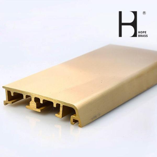 Buy cheap Heatproof Golden C3850 Brass Window Frames For Home Decoration from wholesalers