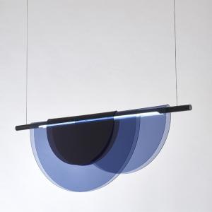 Buy cheap High Brightness LED Creative Purple Restaurant Chandelier With Acrylic Lampshade from wholesalers