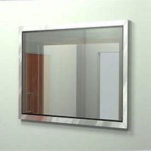 1-5mm Glass Rf Emi Shielding Window For Mri Shielding Room With Wire Mesh Inside