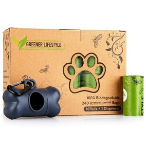 Buy cheap Custom biodegradable printed doggie poo bags  pet poop bag dog waste bag with dispenser from wholesalers