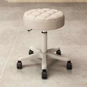 Buy cheap Adjustable Lifting Function Fabric Makeup Stool with Backrest and Revolving Design from wholesalers