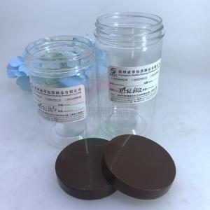 Buy cheap FDA Nuts 300ml Clear Plastic Cylinder With Screw Lid from wholesalers