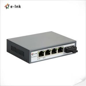 Buy cheap 5 port 10/100M PoE switch with 1x 60W high power PoE port & 1x SC Fiber Uplink from wholesalers