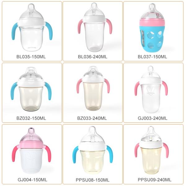 Disposable 150ml Milk Baby Feeding Bottle With Wide Neck Bpa Free Child Fence