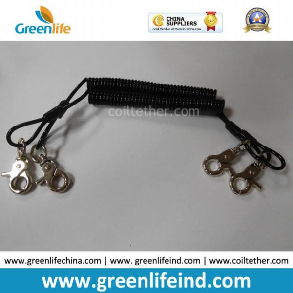 Quality Strong Retractable Stretchy Coiled Tooling Lanyard Rope String Protection for sale