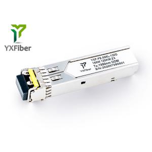 Hot Pluggable Duplex SFP 120km 1550nm Optical Fiber Module