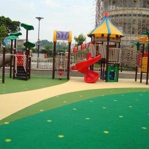 Buy cheap IAAF Stadiums Schools Shockproof EPDM Playground Surface Fadeless from wholesalers