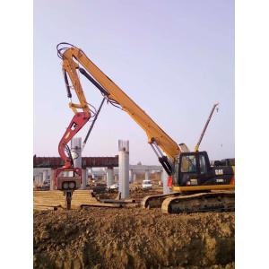 Buy cheap Pile Driving And Pile Pulling Excavator Pile Driving Arm CAT340 Customized With Pile Driver from wholesalers