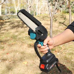 Mini 6 Inch Cordless Chainsaw With Lubrication Pump Battery Electric Chainsaw