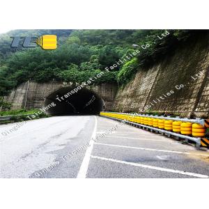 Buy cheap SB ISO Certificated Yellow Highway Safety Roller Barrier Guardrail Standard Quality from wholesalers