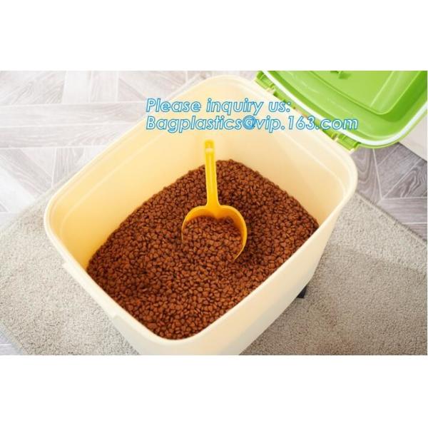 Promotion Plastic airtight lid Pet Food Storage Container, 40L /15KG Large