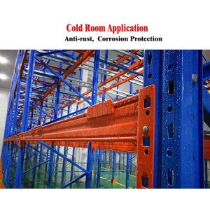 Quality Cold Room Heavy Duty Racks For Warehouse Double C Structure Beam ISO9001 Approved for sale Buy cheap Cold Room Heavy Duty Racks For Warehouse Double C Structure Beam ISO9001 Approved product