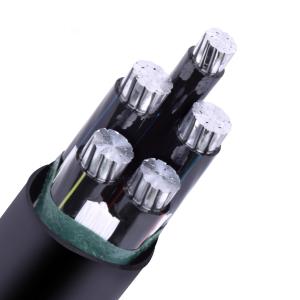 Buy cheap Customized Armored Direct Burial Power Cable 4 Cores Aluminum Conductor from wholesalers